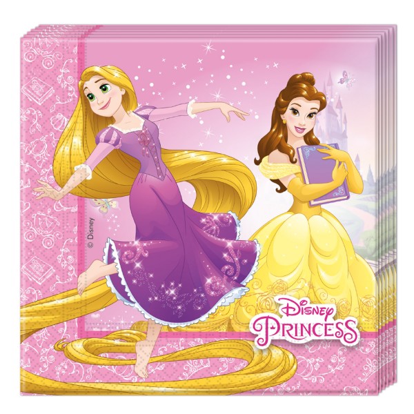 Serviettes en papier Princesses Disney x20 - 87879