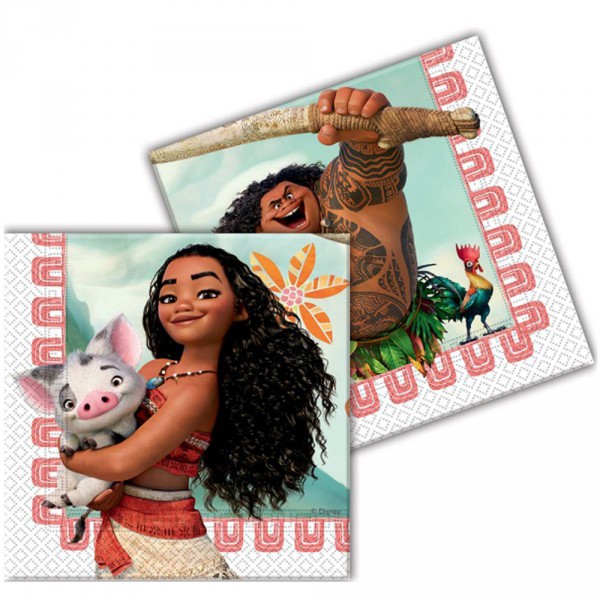 Serviettes Disney - Vaiana™ x20 - Procos-87474