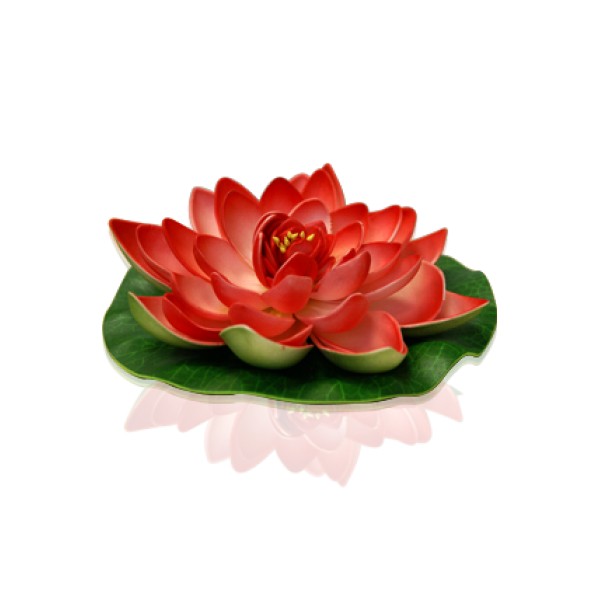 Fleur Flottante Décorative Lotus Rouge - 1029