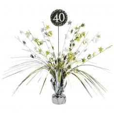 Centre de Table en papier métallisé - 40 Sparkling Celebration - Doré 45.7 cm