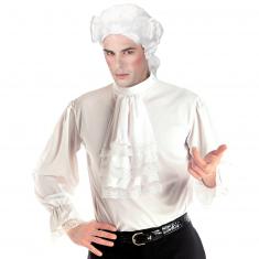 Chemise à jabot - Blanche - Homme