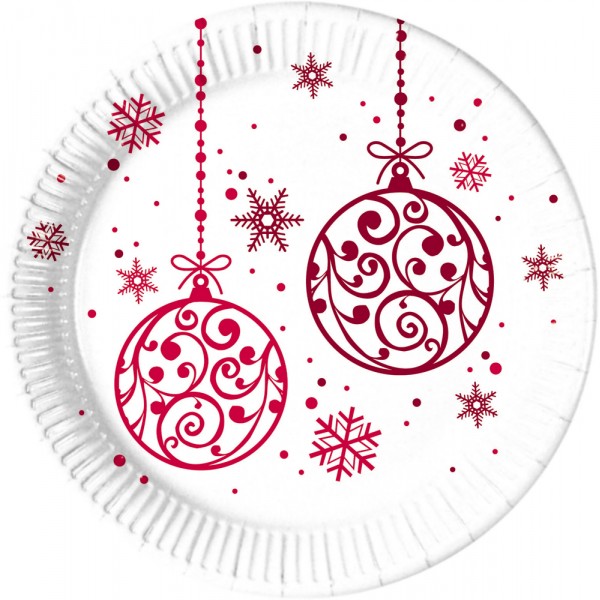 Décoration de Table : Assiettes Noël x8 - 81937