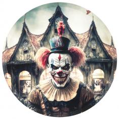 Assiette Clown tueur x10