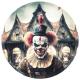 Miniature Assiette Clown tueur x10