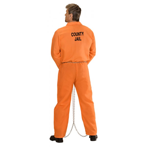 Déguisement De Prisonnier Homme Adulte : Combinaison Orange