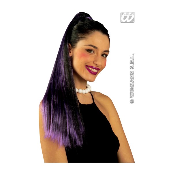Extension Pour Cheveux – Noire Et Violette - 5991K-VI