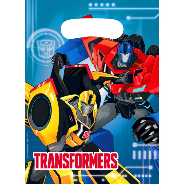 Sachets Anniversaire - Transformers Robots In Disguise™ x 8 - 9901307