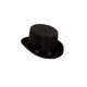 Miniature Chapeau Haut De Forme Satin Noir