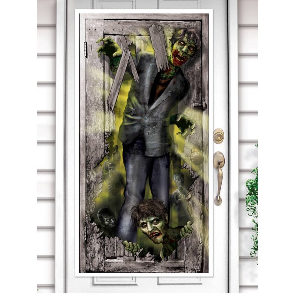 Décoration De Porte Zombie - Halloween - 240342-55