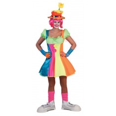 Déguisement Clown Fluo - Femme