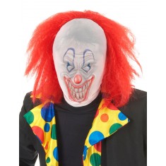 Cagoule Clown avec Perruque - Halloween