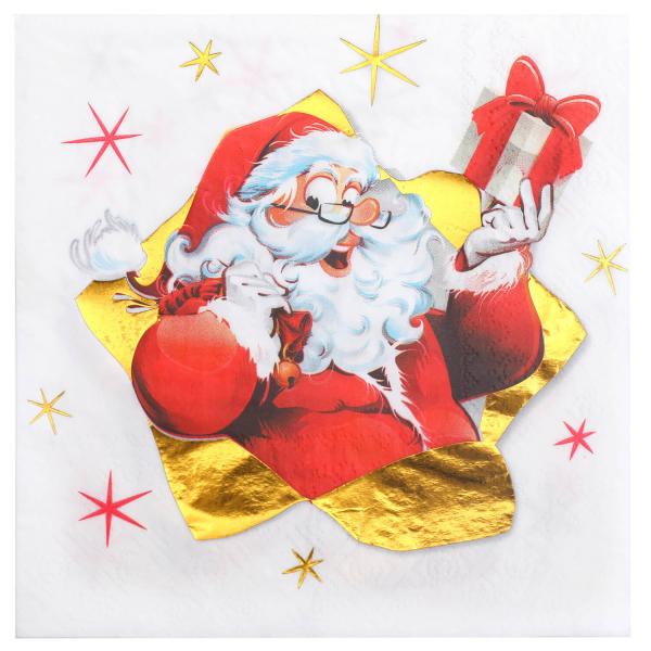 Serviettes en papier x20 - Père Noël - 7689-99