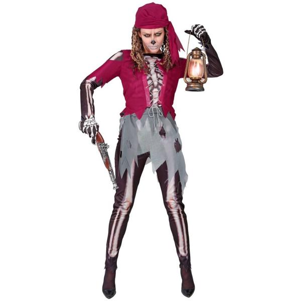 Déguisement Squelette Pirate - Femme - Parent-88401