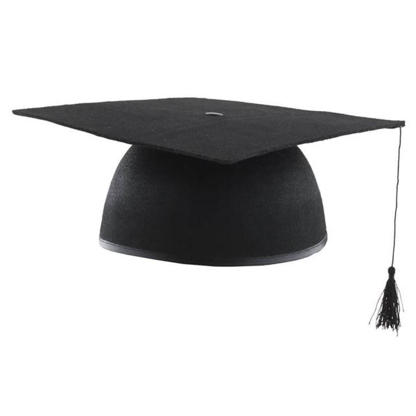 Chapeau De Diplômé - Noir - 59176