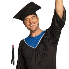 Toque Universitaire Noire  - Chapeau diplomé