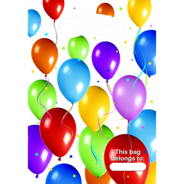 Sachet cadeau Anniversaire - Décoration ballons - 9715