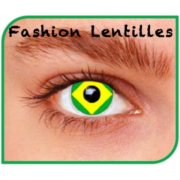 Lentilles Fantaisie Brésil - BRAZIL