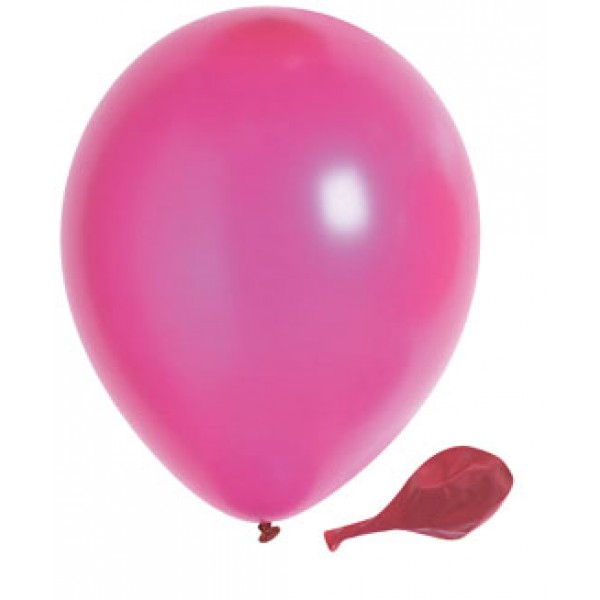 Ballons Metallique fuschia x50 - 30631