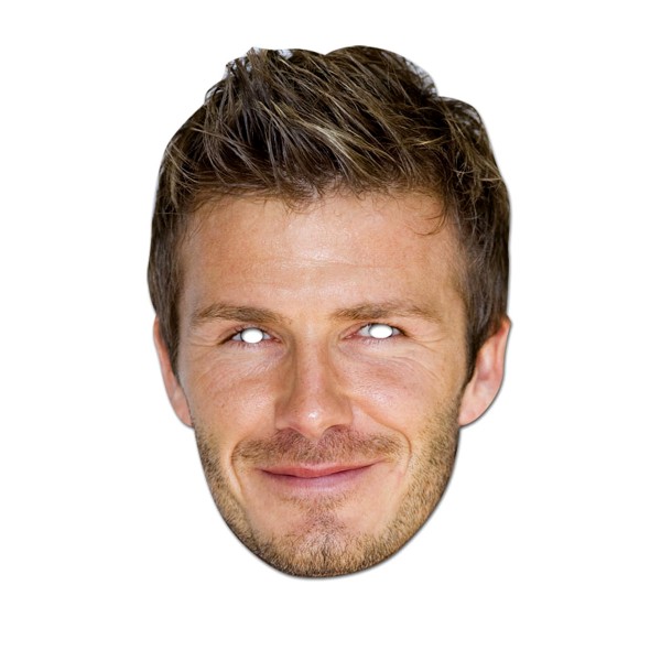 Masque Carton - David Beckham - M-BEC