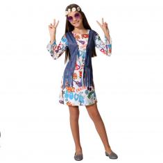 Déguisement Robe Hippie - Fille