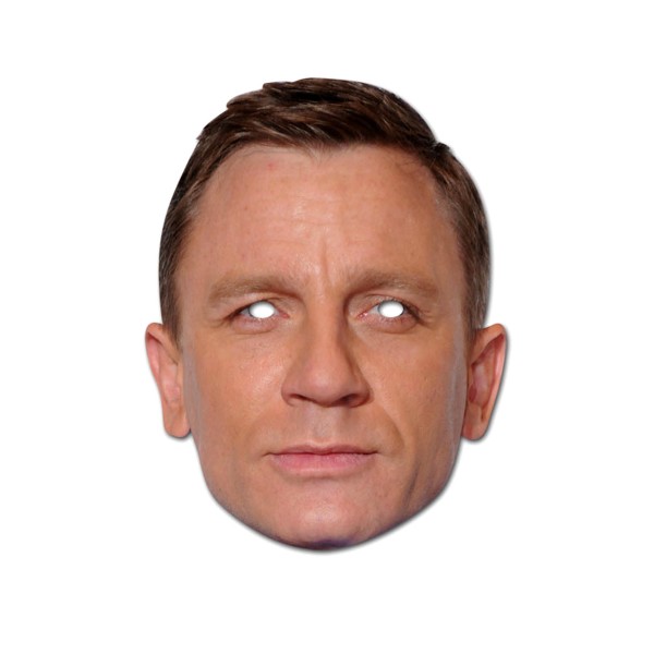 Masque Carton - Daniel Craig - M-CRA