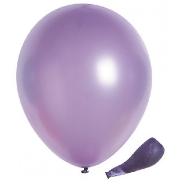 Ballons Metallique lilas x50 - 30655