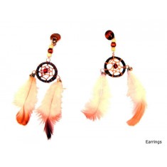 Boucles d'oreilles d'indiens