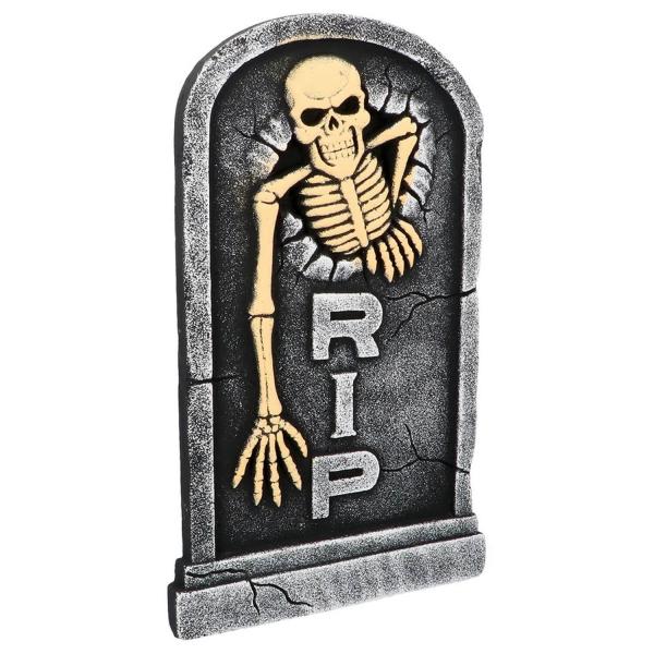Pierre tombale Skull 'RIP' -56cm - 73061