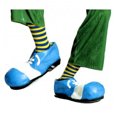 Chaussures De Clown  Bleu - Adulte