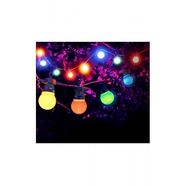 Guirlande Lumineuse d'Extérieure - Guinguette -  Multicolore - 3 m - 4685