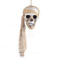 Décoration suspendue : Tête de mort Pirate