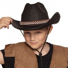 Chapeau Cowboy Noir - Enfant
