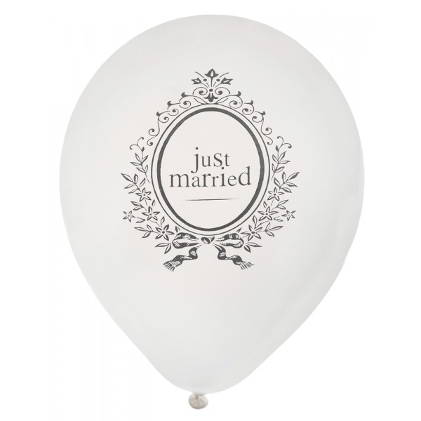 Ballons Just Married - x 8 - 4459-51