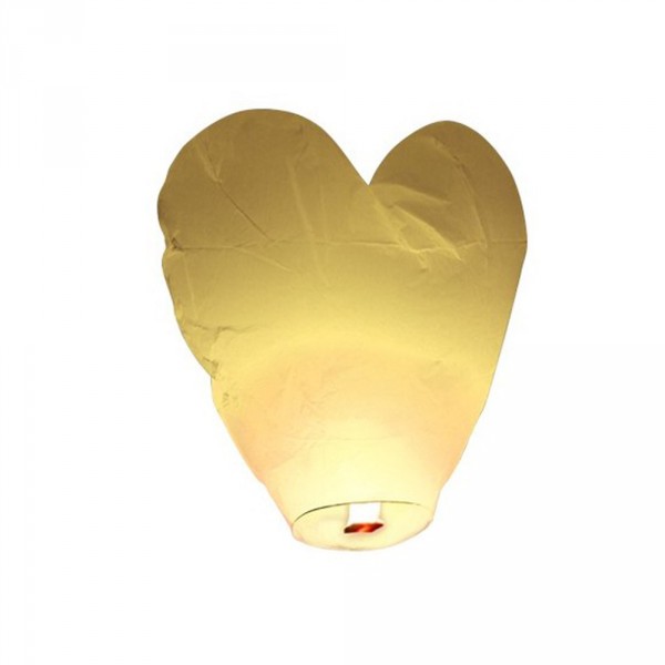 Lanterne Volante Coeur Blanc x1 - 1707