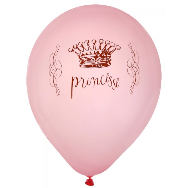 Ballons Princesse - Rose x 8 - 4469-57