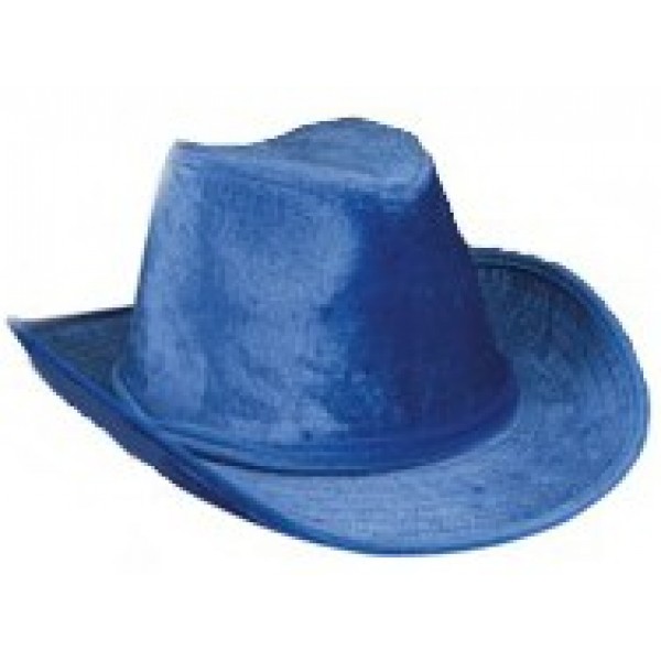 Chapeau de cow boy bleu - 01095BL