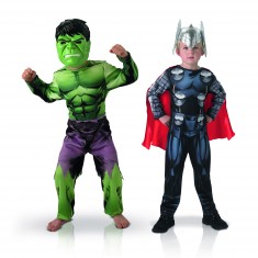 Déguisement Avengers : Bi Pack Thor et Hulk : Taille L