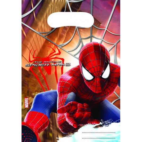 Sachets Anniversaire The Amazing Spiderman 2™ x6 - 82947