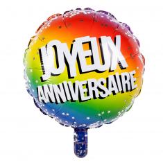 Ballon Aluminum Joyeux Anniversaire