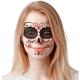 Miniature Tatouage décor art visage : Glitter rouge jour des morts