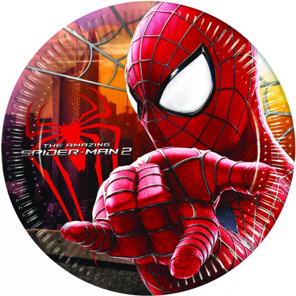 Assiettes The Amazing Spiderman™ 2  x8 - 82831