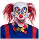Miniature Masque tête latex Creepy clown - Adulte