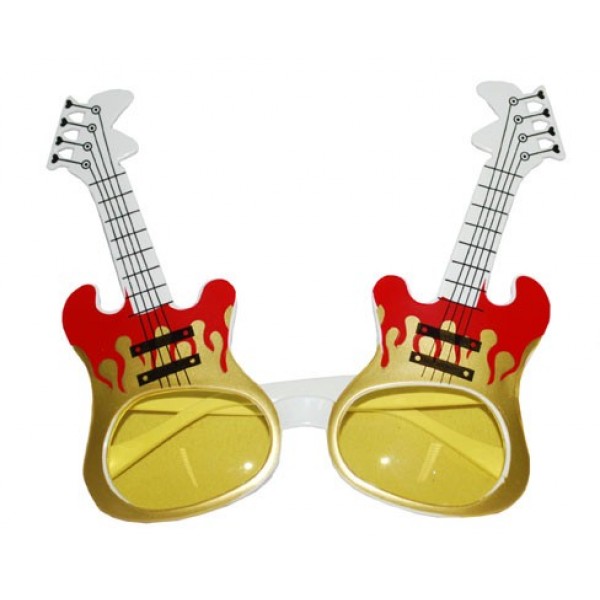 Lunettes guitare Or - 60710_OR