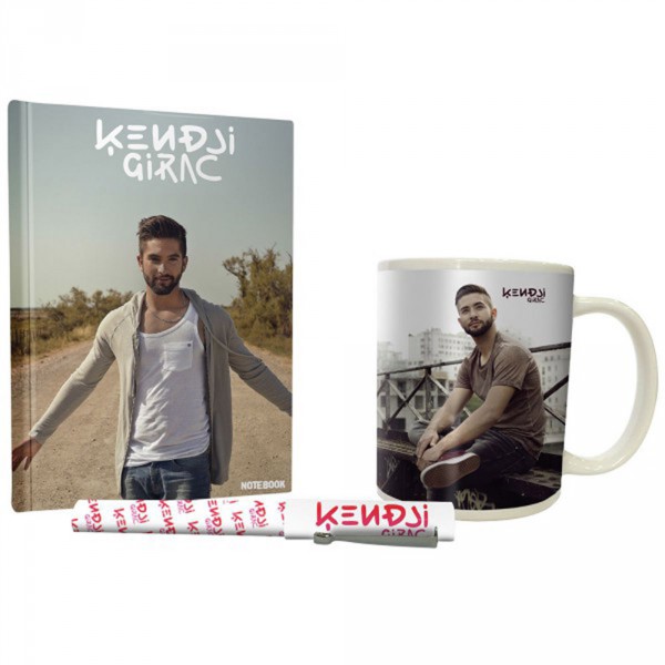 Coffret Kendji Girac : Mug, stylo et notebook - Sahinler-UNI-003