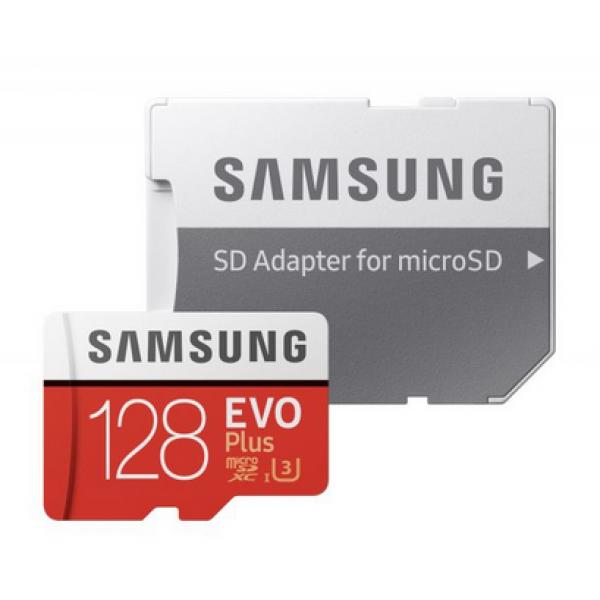 Samsung EVO+ HA 128 GB MicroSDXC [R100MB/W90MB] C10 UHS-I U3 MB-MC128HA/EU - 39399