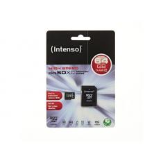 MicroSDXC 64Go Intenso +Adaptateur CL10 - Blister