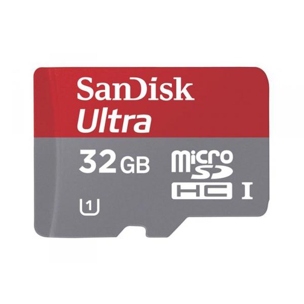 MicroSDXC 32GB Sandisk Mobile Ultra CL10 UHS-1 + adaptateur - MKT-10339