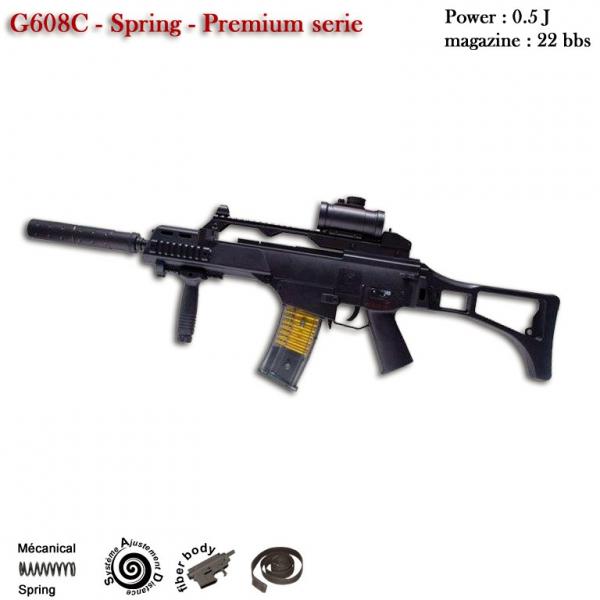 G608C Spring - 0.5J - 6 mm (Premium serie) - OT-G013