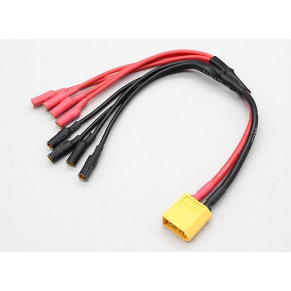 Cable de distribution de puissance, XT60 - 4x 3.5mm - XT60-35x4