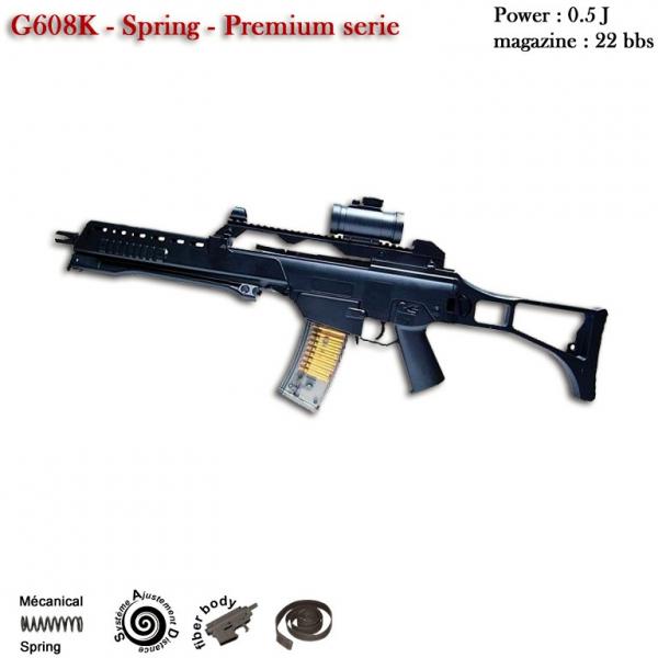 G608K Spring - 0.5J - 6 mm (Premium serie) - OT-G014